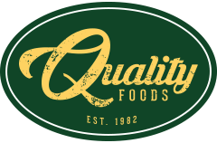 A theme logo of Quality Foods
